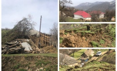 ETSN-dən Lerikdə torpaq sürüşməsi ilə bağlı yeni açıqlama