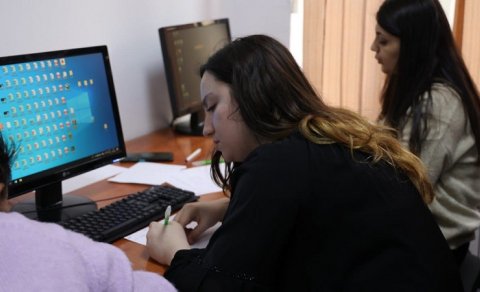 Birlik şəhid xanımları üçün kompüter kurslarına start verdi - FOTO/VİDEO