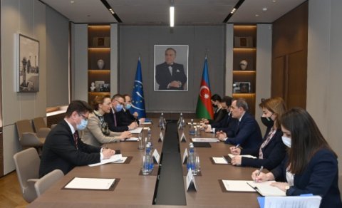 Ceyhun Bayramov Avropa Şurasının baş katibi ilə görüşdü