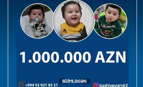 Amir üçün 1.000.000 manat toplanıldı