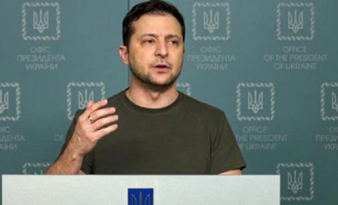 Zelenski Ukraynadakı müharibənin səbəbini açıqladı