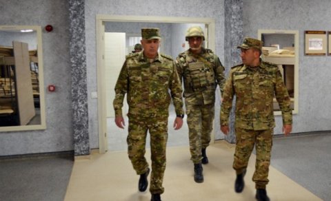 Baş Qərargah rəisi Kəlbəcərə getdi - FOTOLAR
