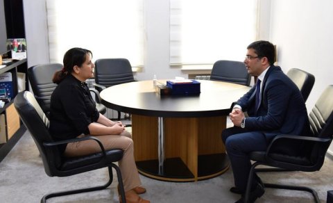 MEDİA-nın direktoru hücuma məruz qalan jurnalistlə görüşüb