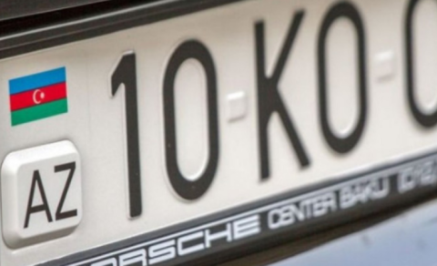 Azərbaycanda 100 min manata maşın nömrəsi satılır - FOTO
