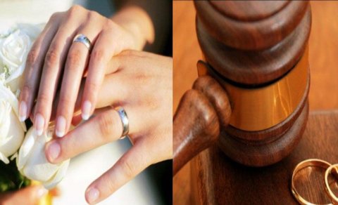 Yanvar-martda qeydə alınan nikah və boşanmaların sayı açıqlandı