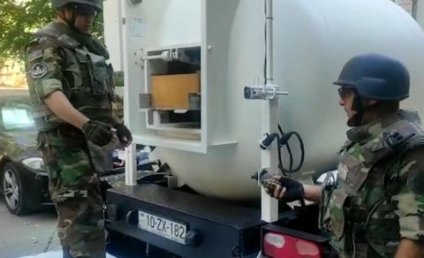 Bakıda 4 ədəd partlayıcı aşkarlanıb - VİDEO - FOTO