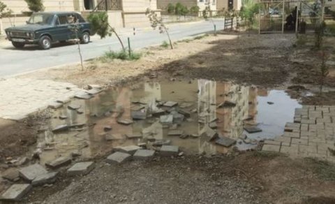 “Qobu Park” sakinləri üç gündür susuzdur – FOTO