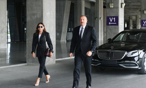 İlham Əliyev və Mehriban Əliyeva İsmayıllıda otel açılışı etdi