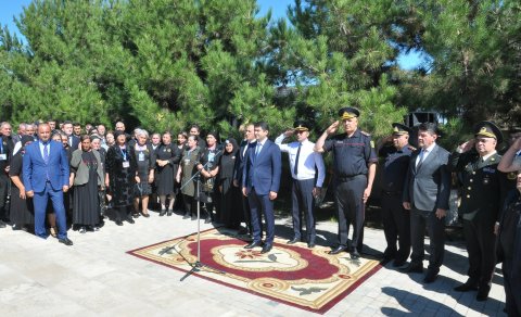 Anım Günü Ağstafa rayonunda silsilə tədbirlərlə qeyd olundu - FOTOLAR