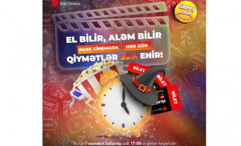 Park Cinema-dan 50% ENDİRİM