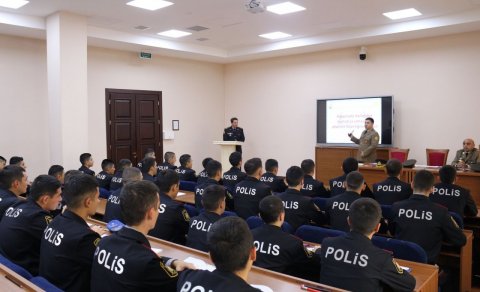 Polis Akademiyasında nümunəvi dərs - FOTOLAR