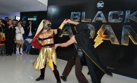 “CinemaPlus”da yeni DC personajı “Black Adam” filminin premyeradan öncə nümayişi keçirilib - VİDEO - FOTO