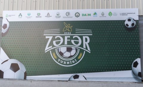 “Zəfər” futbol turnirinə yekun vuruldu - FOTOLAR