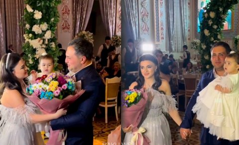 Əməkdar artistin oğlu həkim qızla evləndi - FOTO/VİDEO