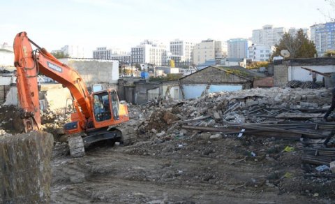 Bakının bu ərazisində evlər sökülür: Sakinlərə 500 AZN kirayə haqqı veriləcək - FOTOLAR