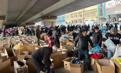 Bakıda Türkiyə üçün yardımların toplandığı ünvan dəyişdi