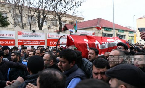 Hacı Şahin dəfn olundu - FOTOLAR