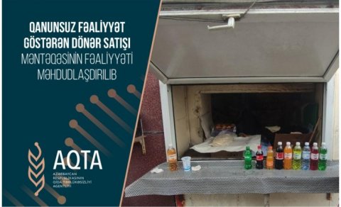 Bakıda qanunsuz işləyən dönər satışı məntəqəsi bağlanıb