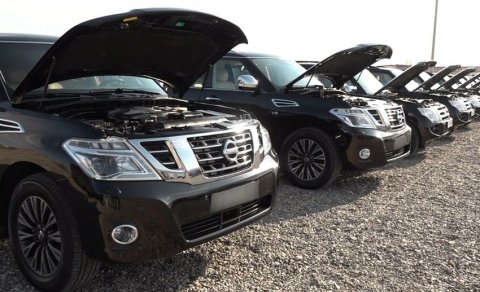 Əlahiddə Ümumqoşun Orduda avtomobillərə baxış keçirilib