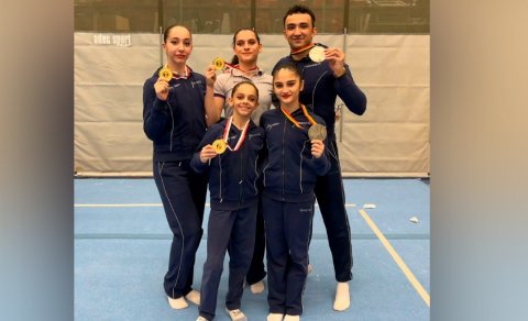 Azərbaycan gimnastları Dünya Kubokunda gümüş medal qazanıblar