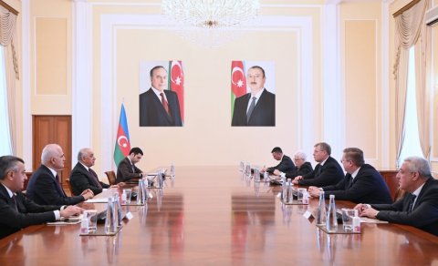 Əli Əsədov Həştərxanın qubernatoru ilə görüşüb