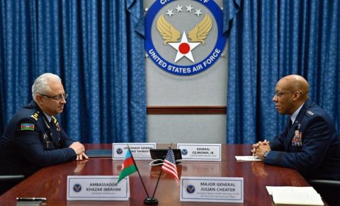 Azərbaycan HHQ komandanı ABŞ-a səfər edib