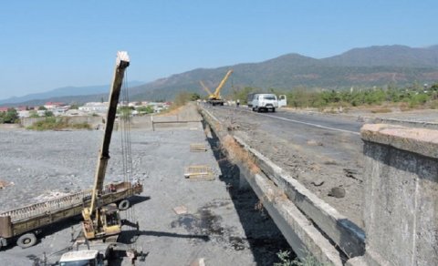 Yevlax-Zaqatala-Gürcüstan dövlət sərhədi yolunun bir hissəsi BAĞLANDI