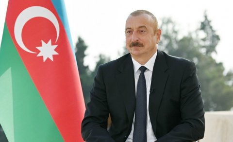 Prezident AZTV-yə müsahibə verdi - YENİLƏNİB