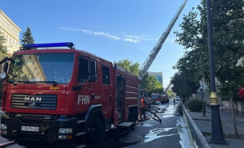 Yaşayış binasındakı yanğın tam söndürüldü - YENİLƏNİB/FOTO/VİDEO