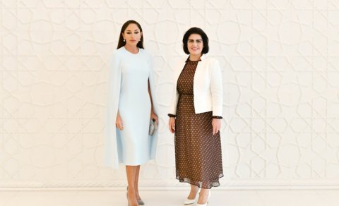 Azərbaycanın və Albaniyanın birinci xanımlarının görüşü oldu - FOTOLAR