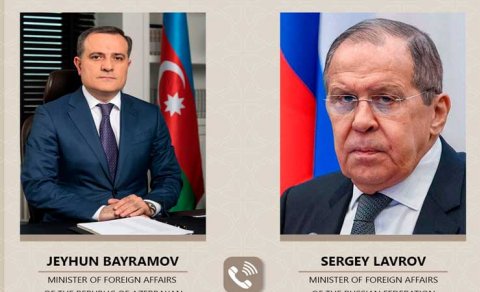 Ceyhun Bayramov və Sergey Lavrov arasında telefon danışığı oldu