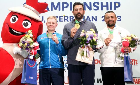 Üçqat olimpiya çempionuna qalib gələn yunan atıcı: “Bu, mənim ilk qızıl medalımdır”