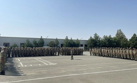 Hərbi vəzifəlilərin təlimi başa çatdı - FOTO/VİDEO