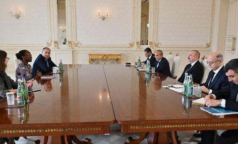 Prezident Dünya Bankının Cənubi Qafqaz üzrə regional direktorunu qəbul etdi