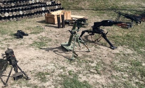 Qarabağda müsadirə edilən döyüş texnikası, silah və sursatın sayı açıqlandı