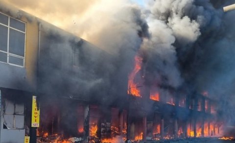 Masallıda ticarət mərkəzində baş varmiş yanğın söndürülüb, cinayət işi başlanıb