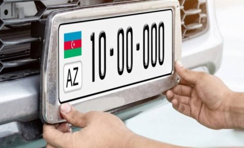 Bakıda 90 minə maşın nömrəsi satılır - FOTO