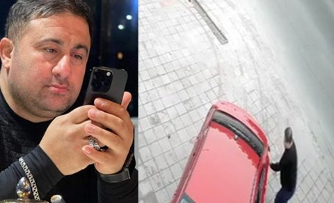 Bakıda sürücü “moyka”nın qarşısında qəfil öldü - VİDEO
