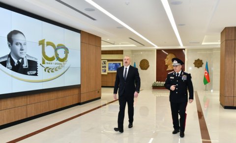 Prezident DTX-nin yeni inzibati binalarının açılışında iştirak etdi - FOTOLAR