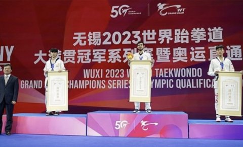 Azərbaycan taekvondoçusu “Paris-2024”ə lisenziya qazanıdı - FOTO