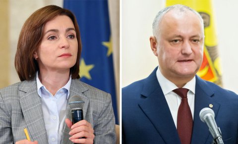 Maya Sandu 2024-cü ildə keçmiş prezidentə uduza bilər