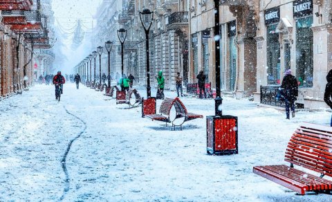 Bakıya qar yağacaq, temperatur 5-8 dərəcə düşəcək