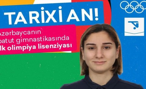 Azərbaycan gimnastı Paris Yay Olimpiya Oyunlarına lisenziya qazandı