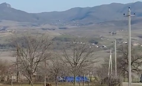 Qazaxın geri qaytarılan kəndlərində Azərbaycan bayrağı dalğalanır - VİDEO