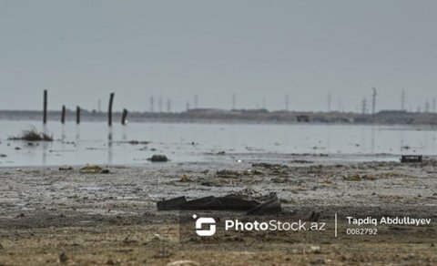 Zibilliyi xatırladan Xəzər sahili - FOTO