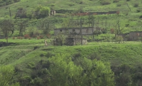 Qazaxın azad edilən Qızılhacılı kəndindən GÖRÜNTÜLƏR