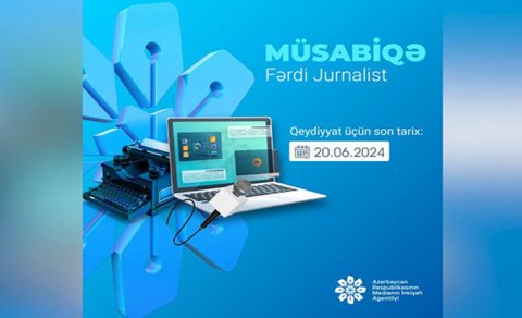 MEDİA jurnalistlər üçün müsabiqə elan etdi