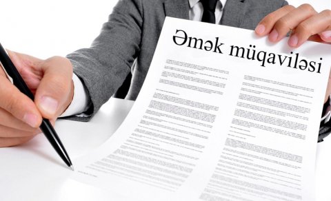 Əhalinin neçə faizi əmək müqaviləsi ilə işləyir?