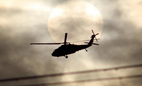 Gürcüstanda hərbi helikopter qəzaya düşdü - Ölən var