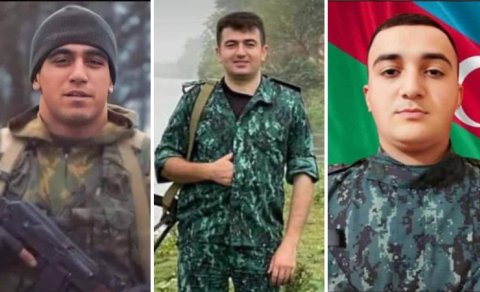 İlham Əliyev üç şəhid hərbi qulluqçunu təltif etdi - FOTO